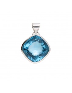 Pendentif Topaze en argent...