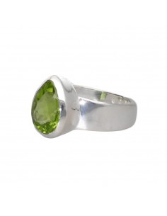 Peridot Drop Ring in 925... 2