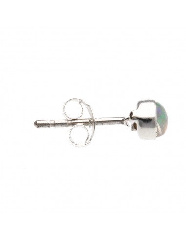 925 Sterling Silver Mini Opal Circle...