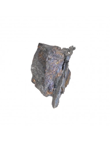 Argent natif dans la Bornite brute (A)