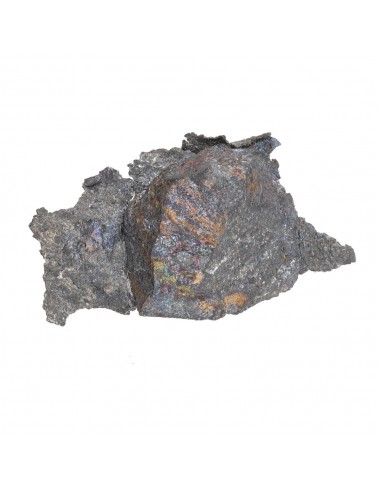 Native Silver in Rough Bornite (A)
