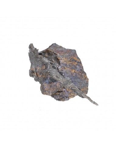 Argent natif dans la Bornite brute (A)