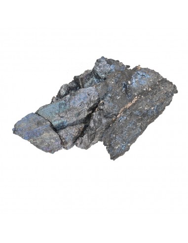 Native Silver on Bornite in Rough (B)