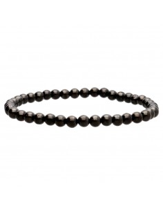 Bracelet en jais de 4 mm