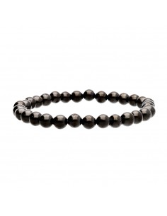 Bracelet en jais de 6 mm