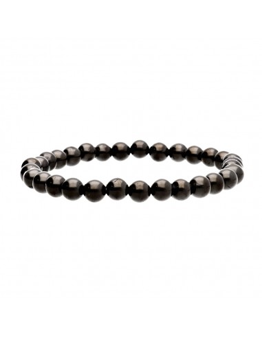 Bracelet en jais de 6 mm