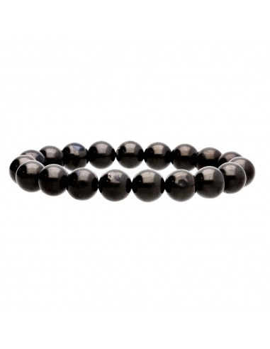 Bracelet en jais de 10 mm