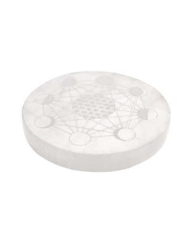 Placa circular de fases da lua em...