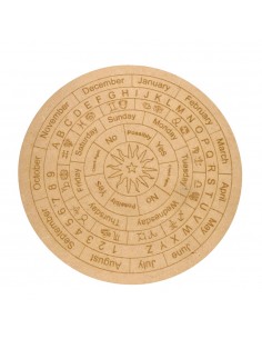 Pêndulo estrela em madeira