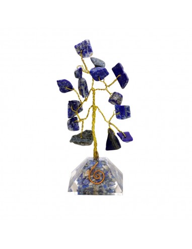 Arbre en Lapis Lazuli avec base en...