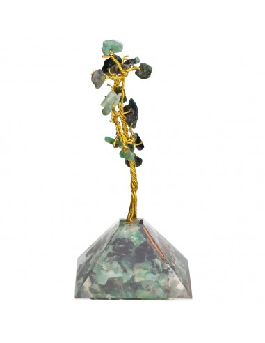 Árbol de Esmeralda con Base de Orgonita