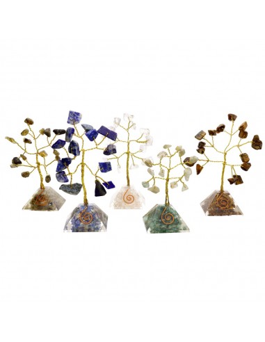 Arbre en labradorite avec base en...