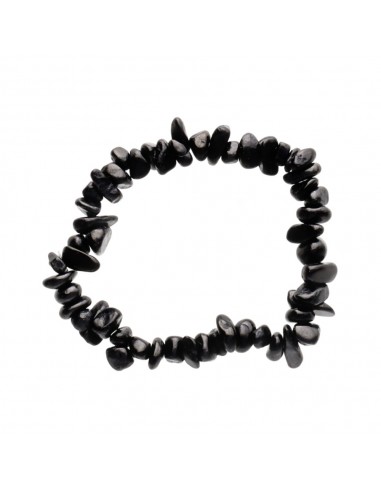 Pulseira com pequenas lascas de shungite