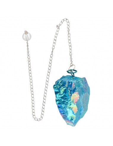 Pêndulo de quartzo azul Aqua Aura em...