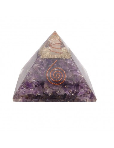 Améthyste Pyramide en résine avec...