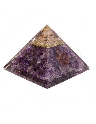 Améthyste Pyramide en résine avec...
