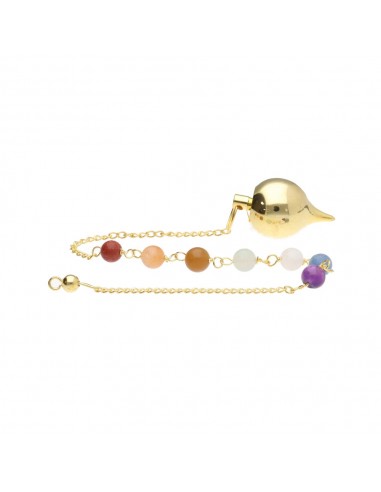 Pendule Mermet Bronze avec Chakras...