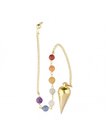 Bronze Conical Pendulum with Chakras...