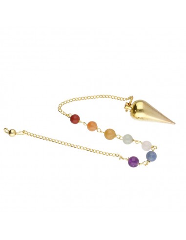 Bronze Conical Pendulum with Chakras...