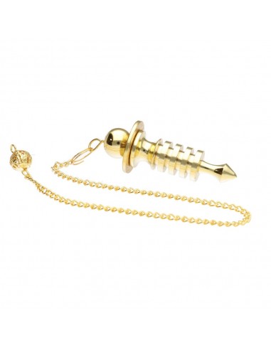 Pêndulo de bronze com Ísis e Flor da...