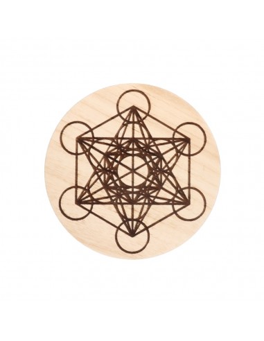 Base de altar circular Metatron 10cm