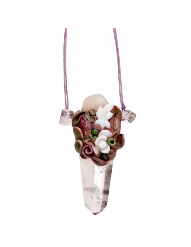 Citrine and Dendritic Agate Pendulum...