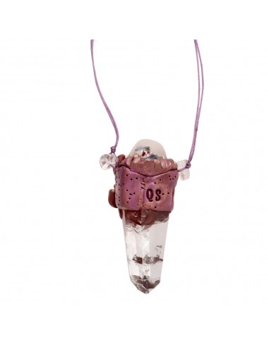 Citrine and Dendritic Agate Pendulum...