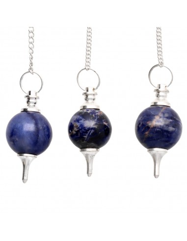 Pêndulo Sodalite Mermet com banho de...