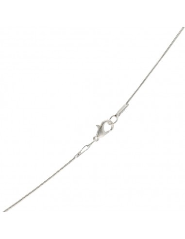 Chaîne plaquée argent 53cm