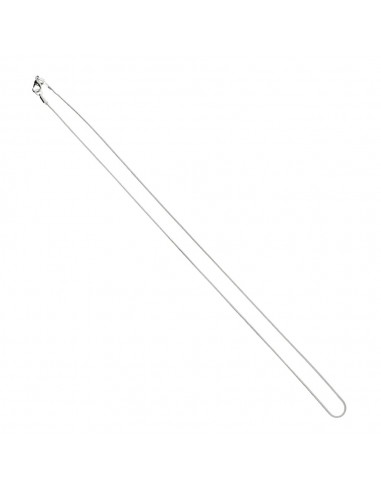 Chaîne plaquée argent 53cm