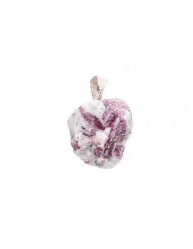 Pendentif Tourmaline rose brute