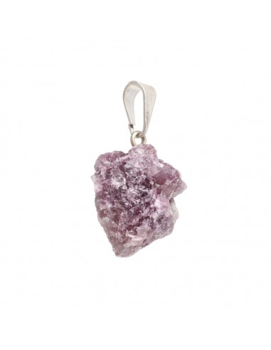 Rough Lepidolite Mica Pendant