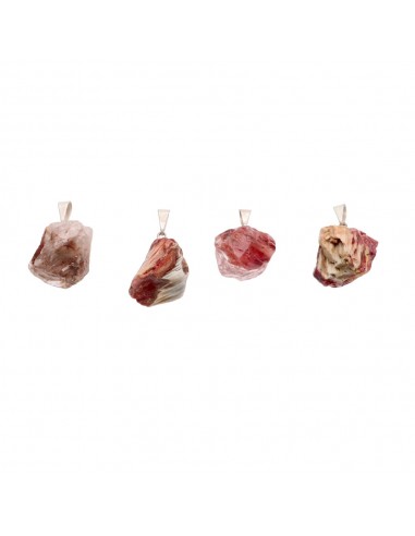 Pendentif en quartz chamanique brut
