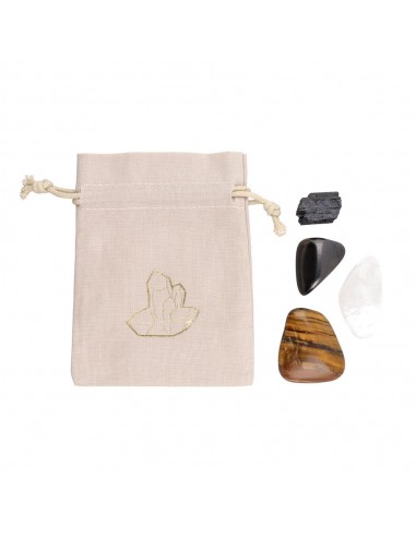 Kit de 4 minerais para proteção