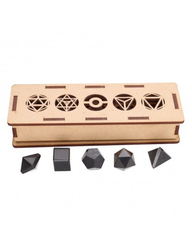 Pacote de formas platónicas de shungite