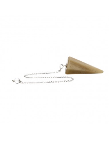 Pendule en quartz citron facetté (FAC39)