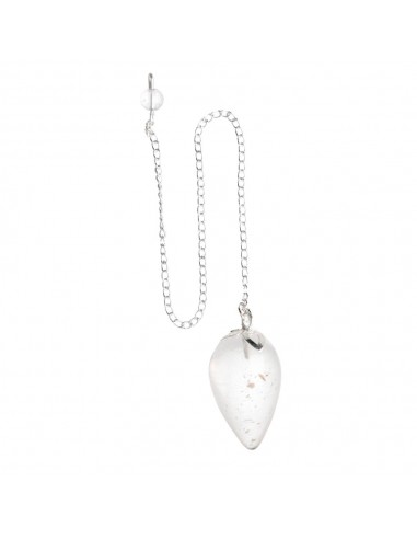 Lotus Flower White Quartz Drop...