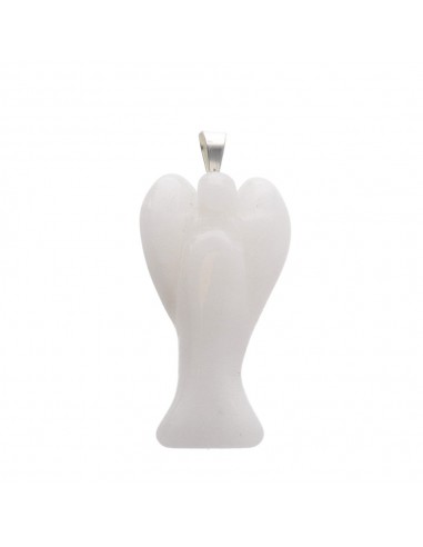 Milky Quartz Angel Pendant