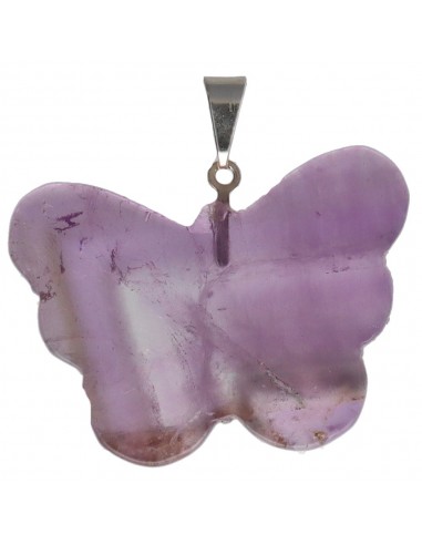 Amethyst Butterfly Pendant