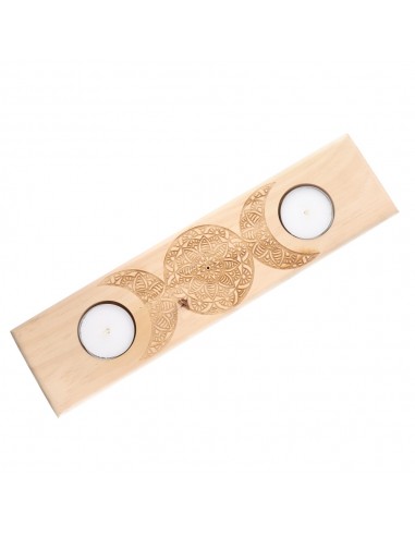 Censor e castiçal de fases da lua