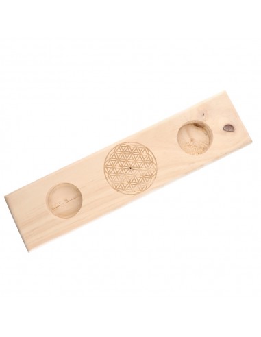 Flor da vida Censor e suporte para velas
