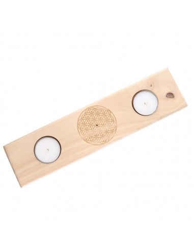 Flor da vida Censor e suporte para velas