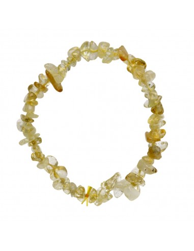 Pulseira com chip de citrino aquecido