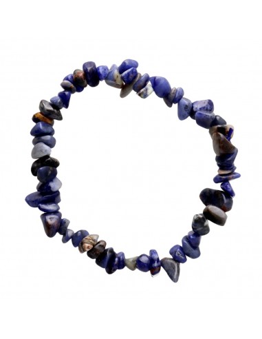 Pulseira de chips de sodalita