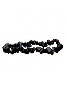 Bracelet en copeaux d'onyx