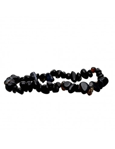 Bracelet en copeaux d'onyx