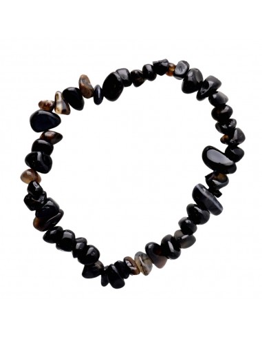 Bracelet en copeaux d'onyx