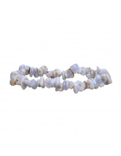 Blue Chalcedony Chip Bracelet