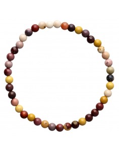 Bracelet de Jaspe Mokaite 4mm 2