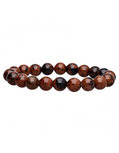 Pulseira de obsidiana mogno 10mm